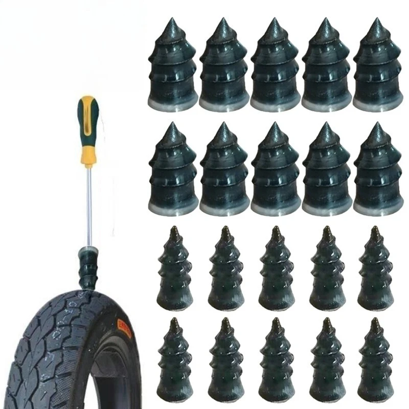 AliExpress NONE Car Tyre Repair Rubber Nails Set Universal Motorcycle Patch Truck Bicycle Scooter Puncture Tools Kit for Vacuum Kit for Vacuum