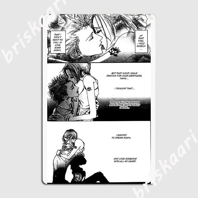 Ren X Nana Poster targa in metallo Club Bar Wall Decor Wall Pub design Tin Sign Poster