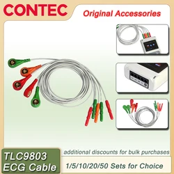 Retail / Wholesale 5 Leads ECG Cable for CONTEC TLC9803 Use