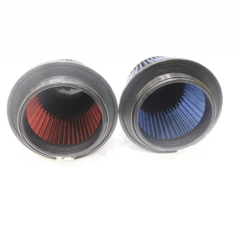 Universal Car Air Filters Performance High Flow Cold Intake Filter Induction Kit Sport Power Mesh Cone 115MM