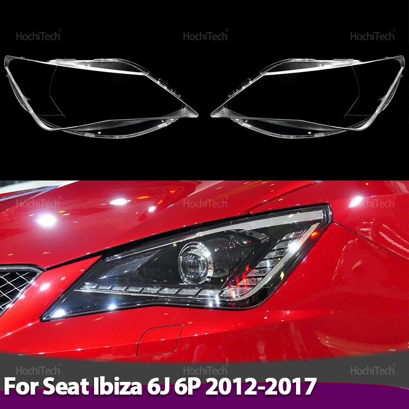 

Для Seat Ibiza 6J 6P 2012-2017 фары линзы стеклянный корпус маски прозрачный абажур автомобильная фара крышка