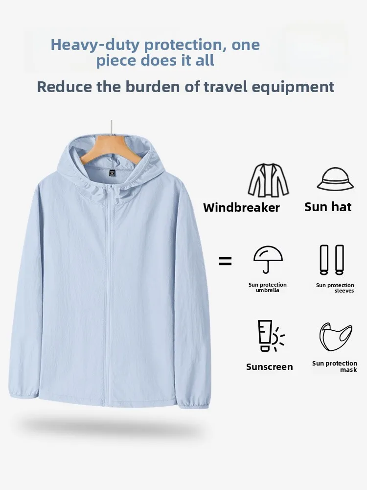 سترة صيد خفيفة الوزن للرجال من جينزويست للحماية من الأشعة فوق البنفسجية في الصيف، مع حماية UPF50، سترة خارجية فضفاضة مزينة بس... #1