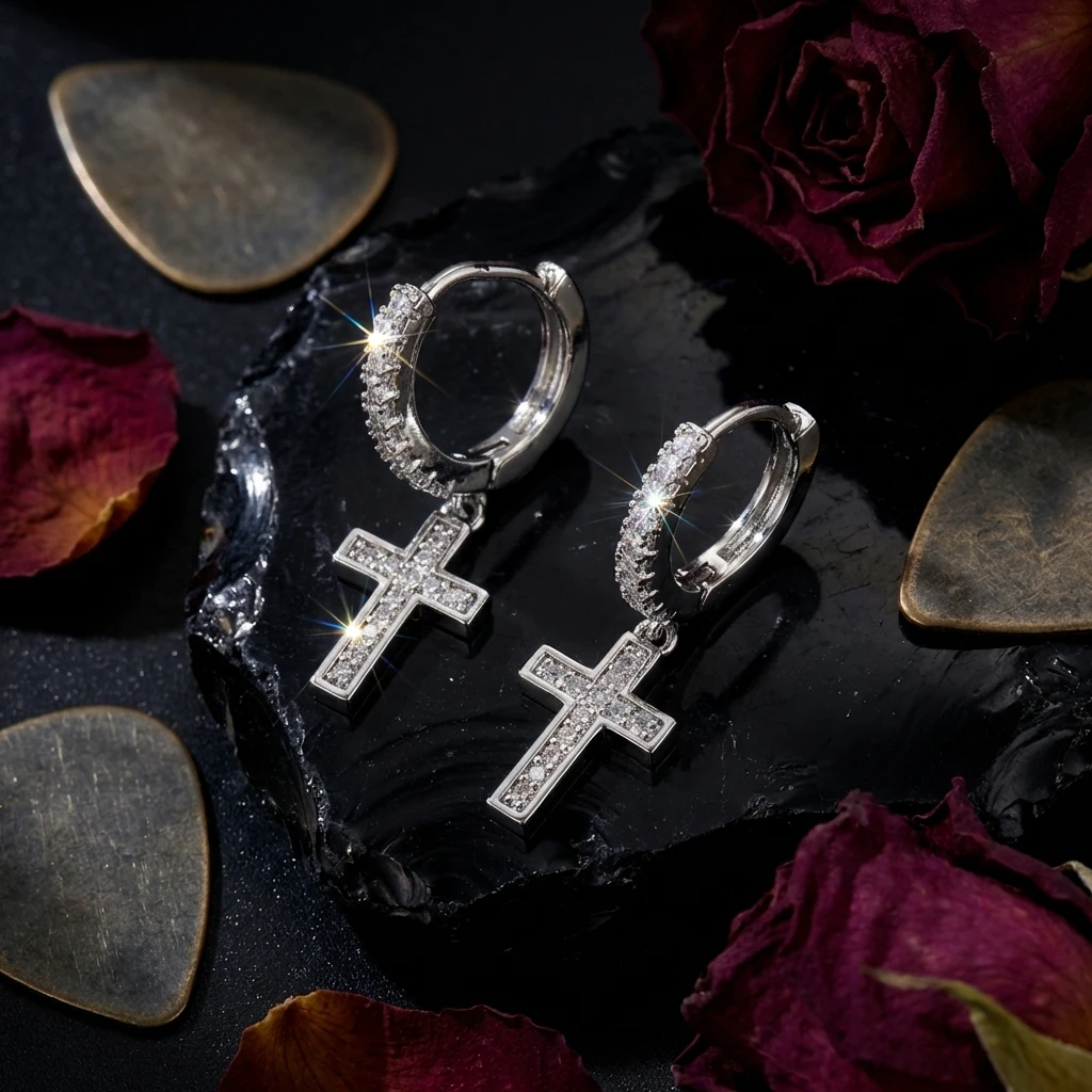 Women Accessories Meaning - Boucles d'oreilles pendantes en forme de