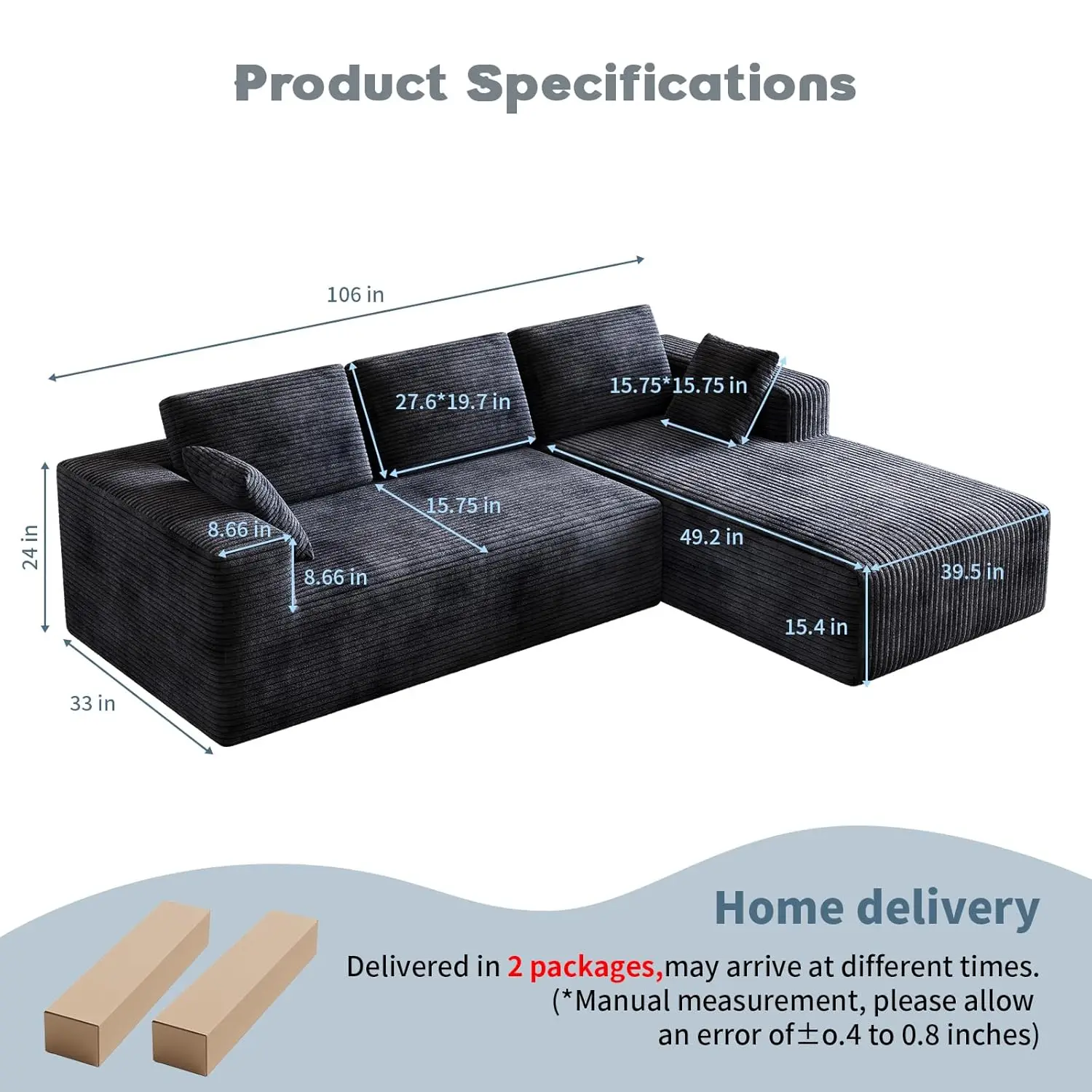 Thumbnail 2 - #22 Best Rated Modular Sectional Sofas to Buy in 2026