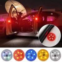 1/2/4Pcs Car Opening Door Safety Warning Anti-collision Lights Magnetic Sensor Strobe Flashing Alarm Lights Parking Lamp