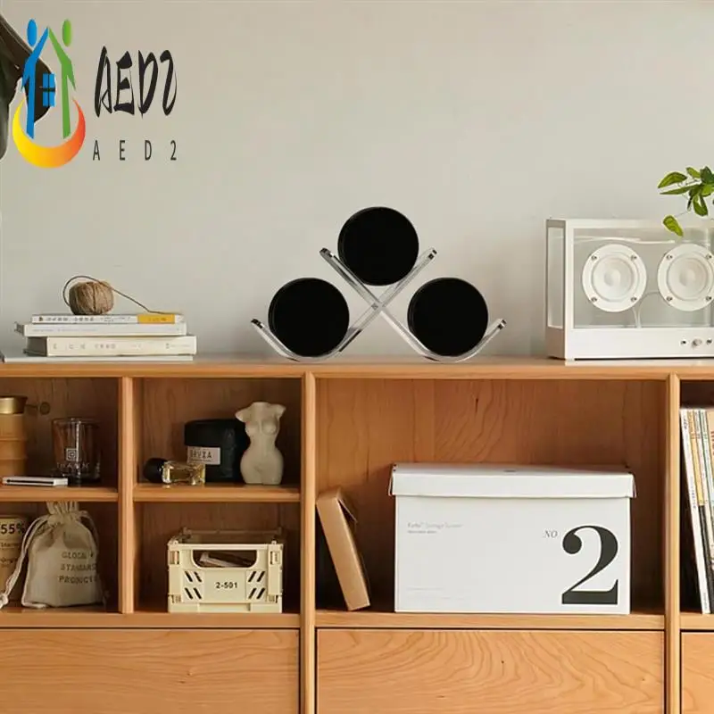 AED2-واضح الهوكي عفريت عرض حالة الاكريليك هوكي عفريت عرض موقف الرياضة ل 3 كرات الصولجان الهوكي عفريت حامل التخزين