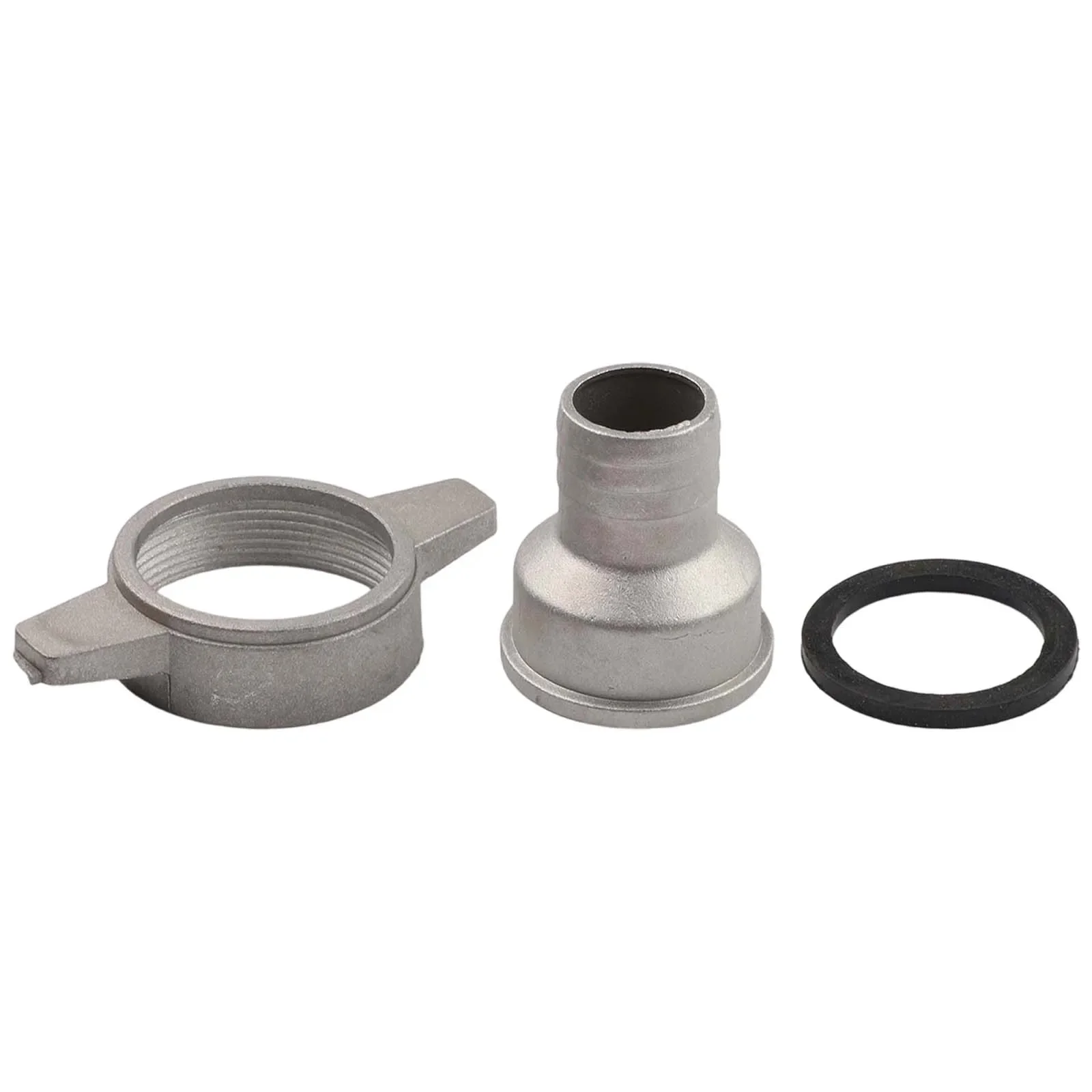 Water Pump Aluminum Pipe Fitting with Rubber Gasket Convenient for 1 5 inch and 2 inch Sizes Lightweight for Easy Handling