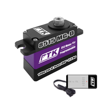 PTK 8515 servo MG-D 17g digital HV High torque 15KG servo stainless steel gear RC model airplane fixed wing hollow cup servo