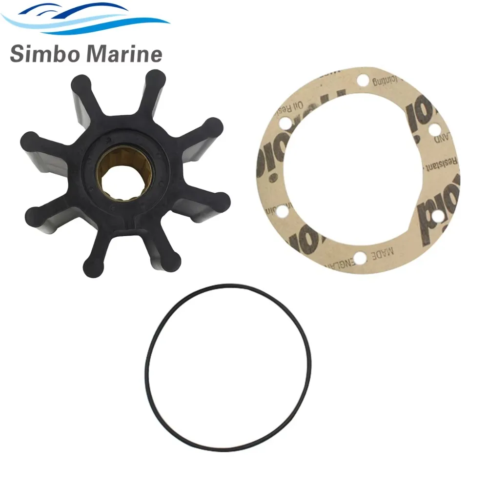 

Гибкая крыльчатка водяного насоса для Johnson 09-102B Volvo Penta 21951356 3841697 Янмара 127610 -42200 Sherwood 18200 Jabsco 920-0001