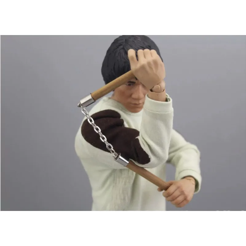 Accesorios de Soldado a Escala 1/6 1/12, Múltiples Estilos, Nunchakus, Modelo de Bastón de Tres Secciones para Figuras de Acción de 12'' y 6'', Decoración de Escenas