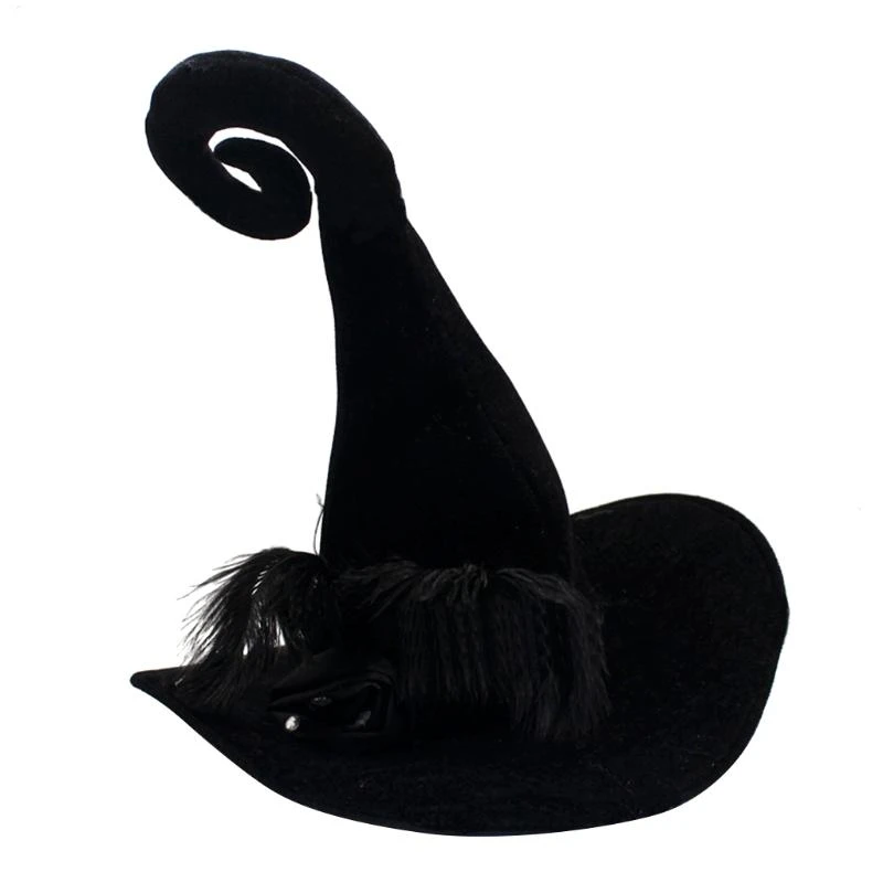 2025 New Halloween Cosplay Props Decoration Accessories Witch Wide Point Point