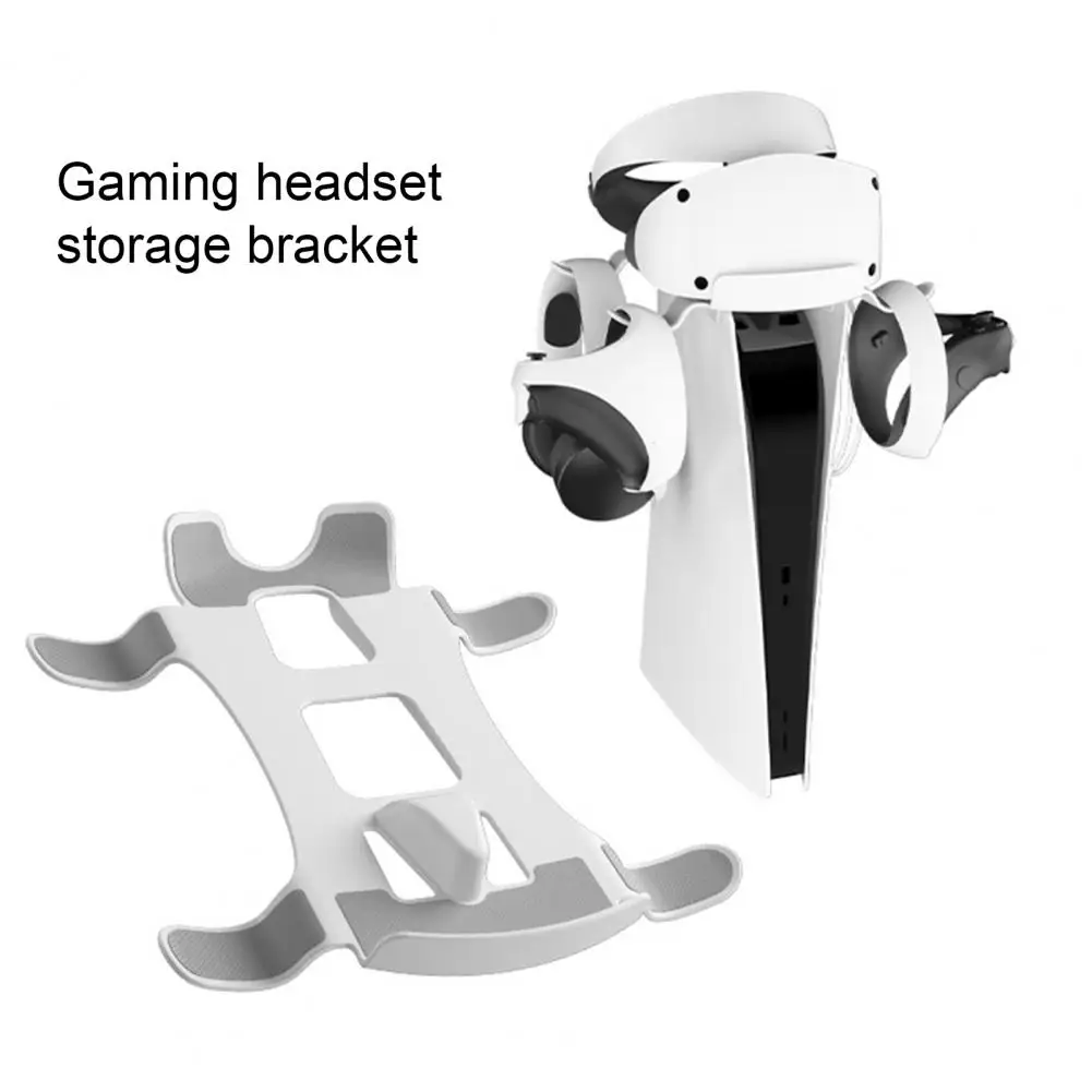 

Headset Stand Convenient Space-saving ABS 1/2 Charging Cable VR Headset Storage Stand