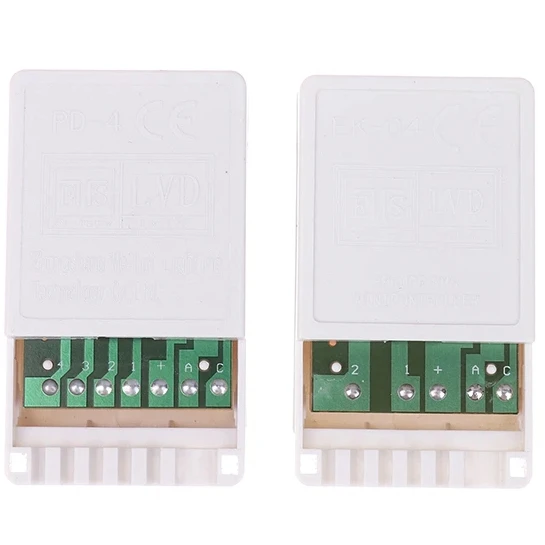 LED String Dimmer EK-04 2/4-Way 8 Function Knob/Solder-Free Type Push Button Type Light Adjustment Controller