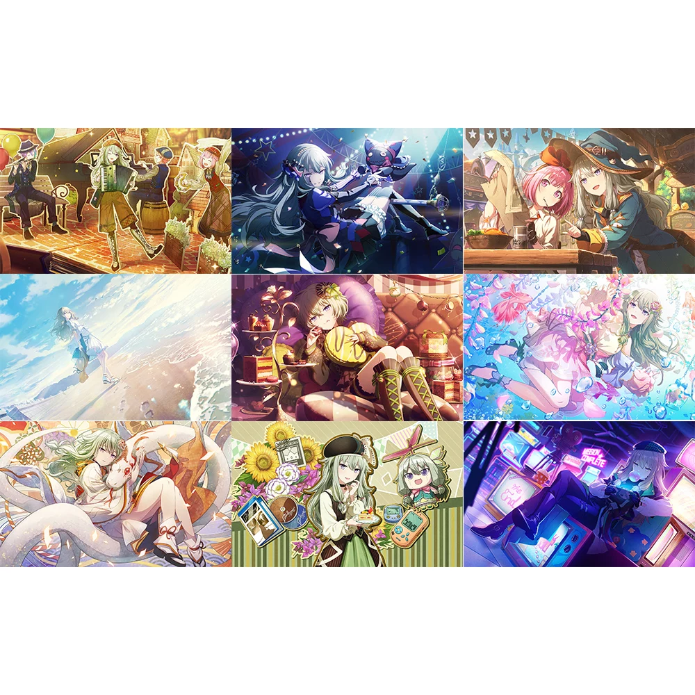 ISEKAI Anime Card Stickers Vol.2 Wonderlands × Showtime Nightcord Vivid BAD SQUAD MORE JUMP Leo/Need Project Sekai PJSK 2