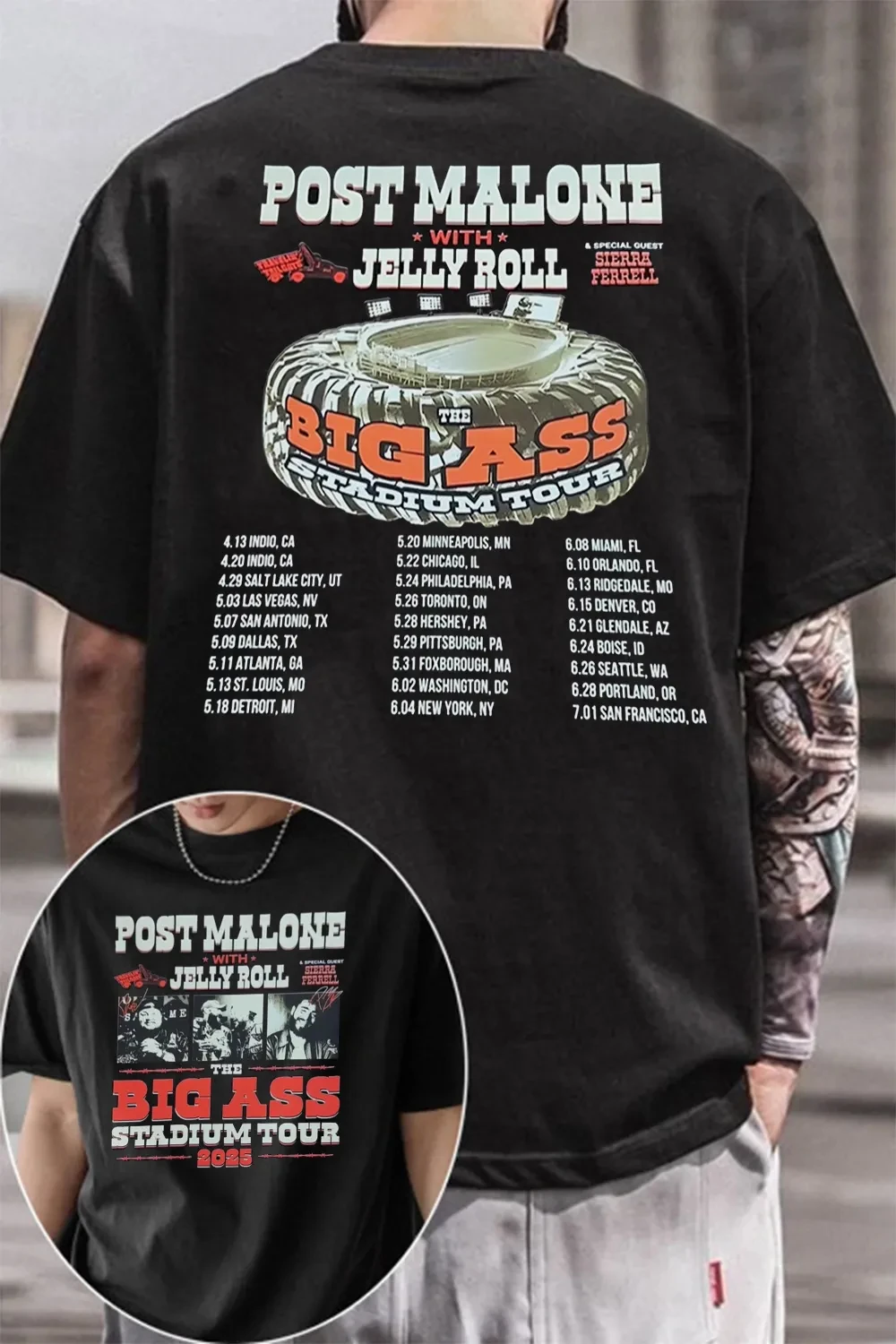 Casual Hip Hop 2026 Post Malone Graphic TShirt Mens Womens Cotton Tee Summer Casual Short Sleeve Round Neck Clothing Unisex