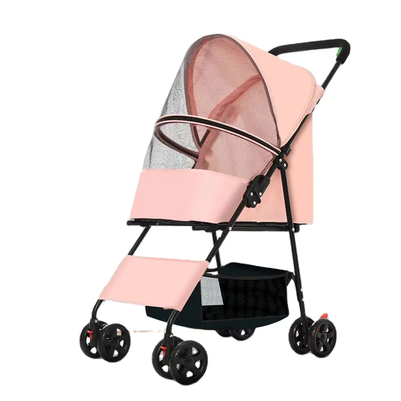 

Fast delivery in 48 hours Pet Stroller Travel 4 Wheels pet strollers in stock promotional cheap pet strollers