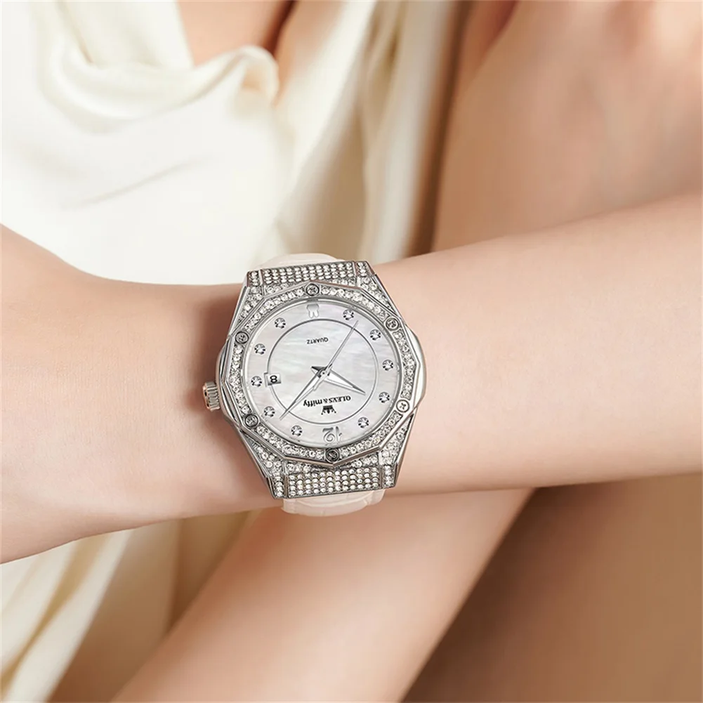 Olevs & Nijntje Joint Edition Dameshorloges Elegant Mode Origineel Quartz Horloge Voor Dames Waterdicht Lichtgevend Dadelhorloge