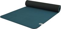 Eco-friendly TPE yoga mat, 6mm thickness, blue color.