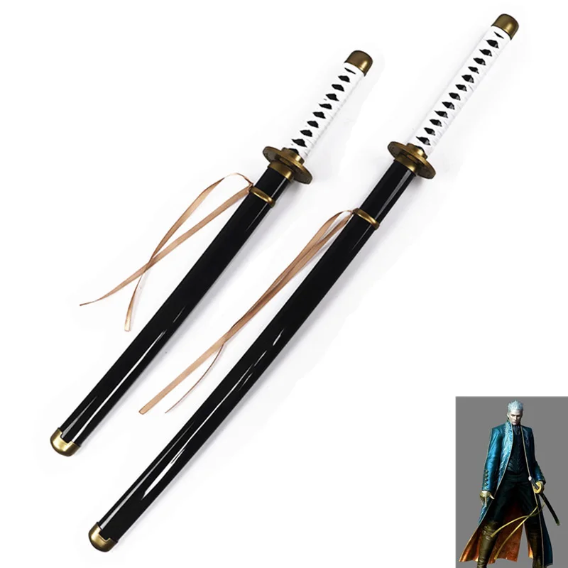 

Yamato Sword Wooden Blade Japanese Katana Decorative Wooden Sword for Devil-May- Cry- Vergil's Cosplay Props Cosplay Performance