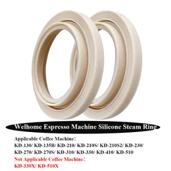 Silicone Group Head Sealing Ring For Welhome130/210/270/310/410 Espresso Machine Steam Ring WPM Gasket Replacement