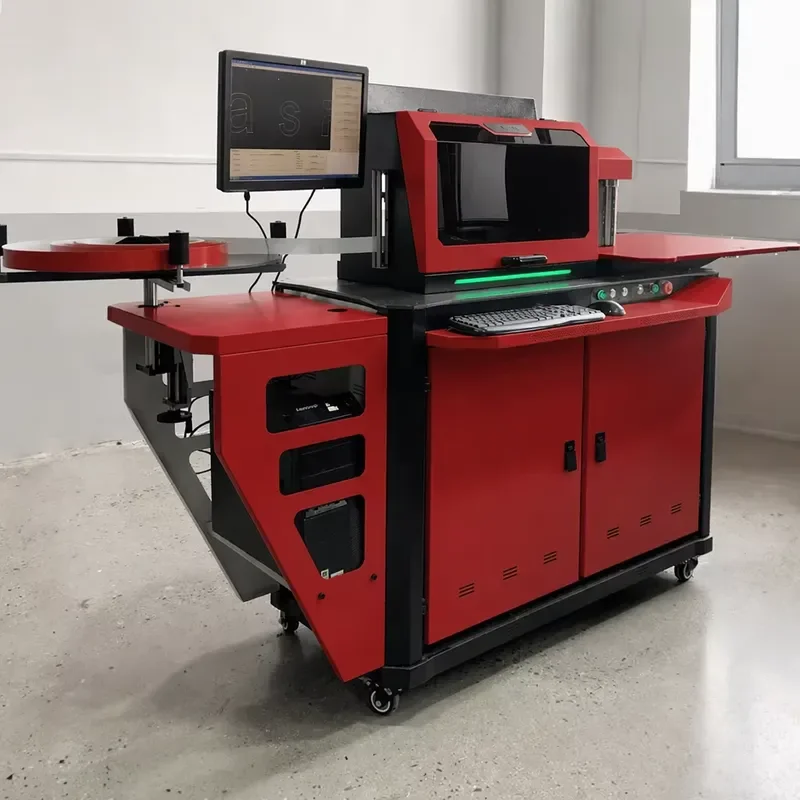 for Aluminum Profile 3D Letter Making Machine LED Neon Light Letters Automatic CNC Bending Machine High Productivity Motor