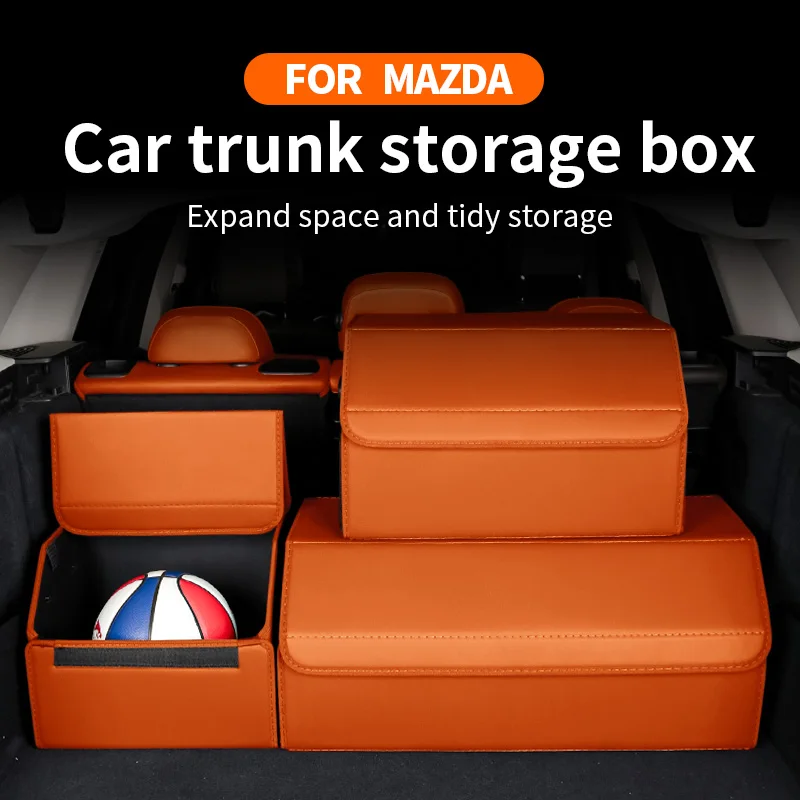 

Car Trunk Storage Box For Mazda 3 Axela CX-4 CX-5 CX-8 CX-30 Mazda6 Mazda Atenza CX-50 Mazda2 Cars Accessories