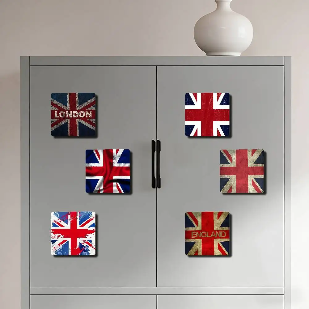 England Flag Refrigerator Magnets Magnet Personalized Fridge Magnet Square Shape Fridge Refrigerator Wall Door Decoration
