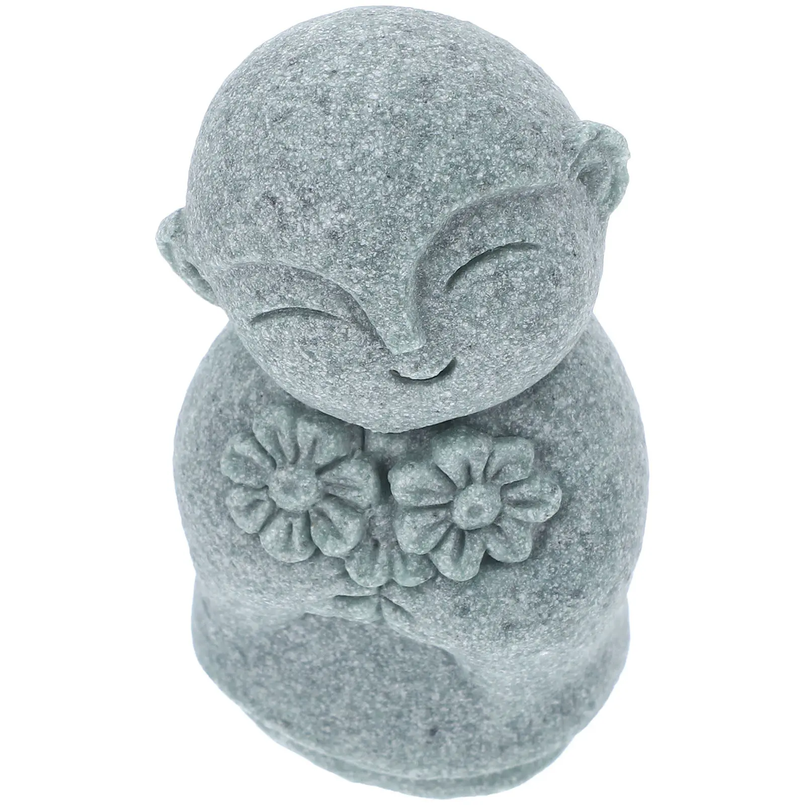 Retro Small Buddha Statue Desktop Decor Zen Meditation Ornament for Home Office Shelf Tabletop Spiritual Enlightenment Symbol