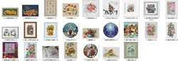 Embroidery Cross Stitch Kits Craft DIY Needlework Cotton Canvas 15-two mice on a street lamp 28-36 32CT 28CT Metallic aida