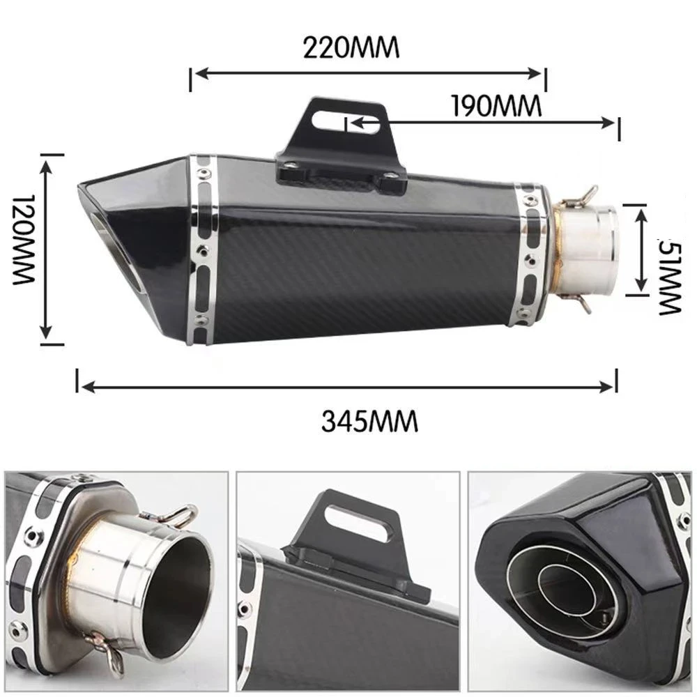 Stainless Steel Advanced Escape For CFMOTO 450SR 450 SR 2022-2024 Motorcycle Exhaust System Middle Tail Link Pipe With Muffler