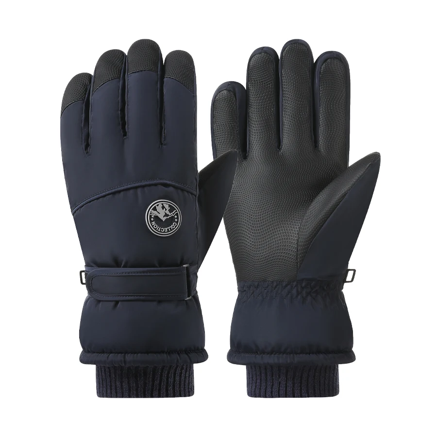 Touchscreen gloves  for winter cycling, providing warmth and protection against cold, with thick padding and extra thic