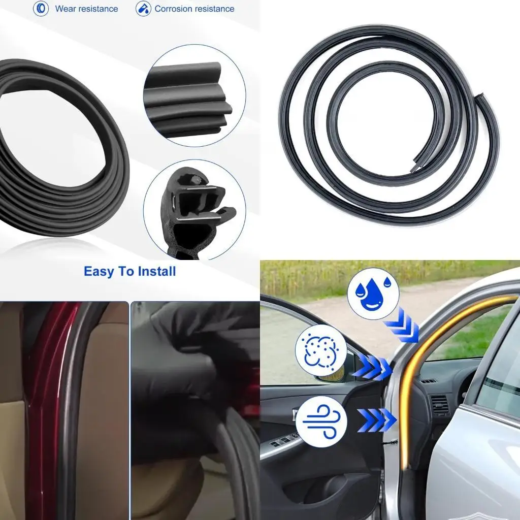 

G99F Car Door Door Weatherstrip Комплект для уплотнения шумоподобный замена изоляции подходит для 1500 2500HD 3500HD. 22766400
