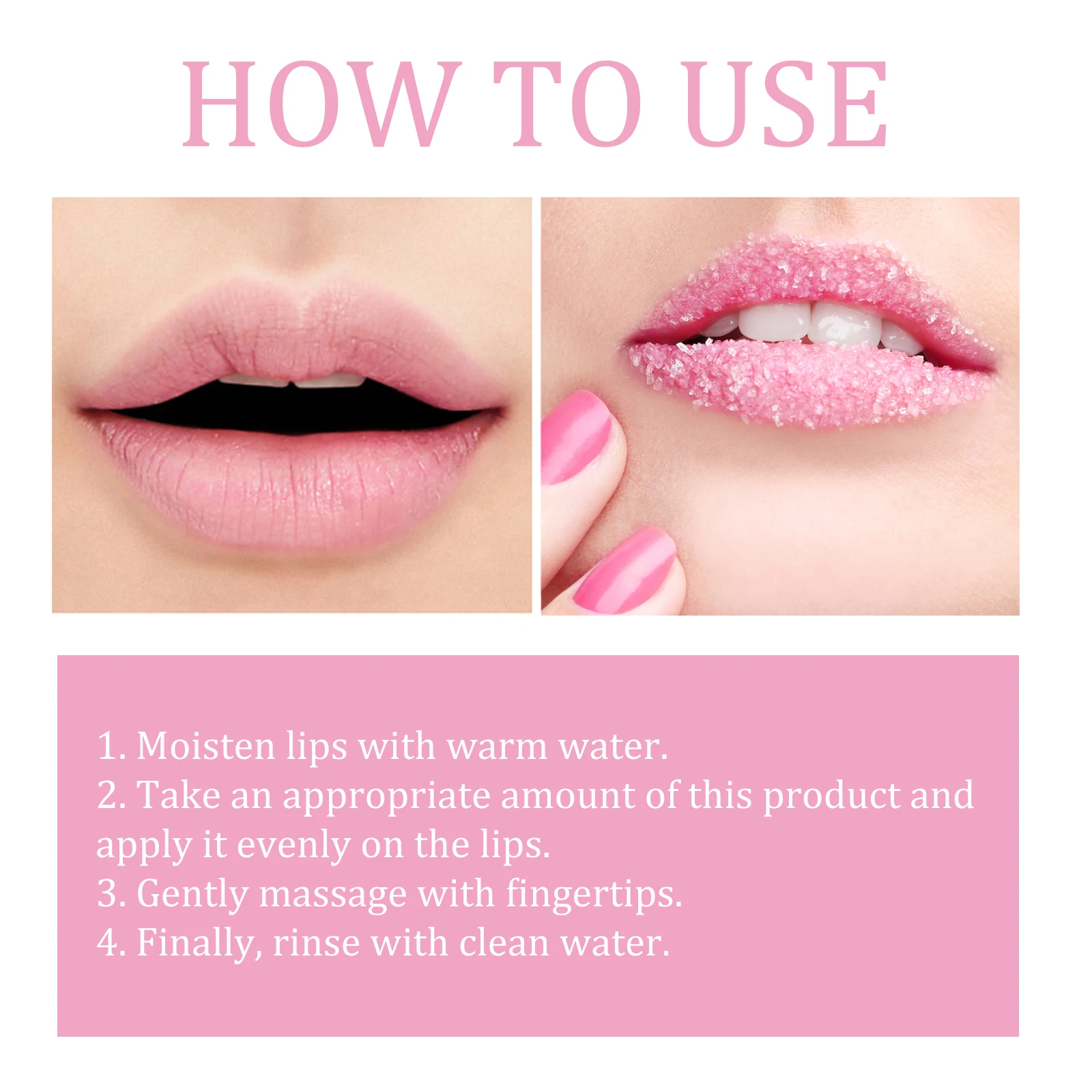 Jaysuing مقشر الشفاه تفتيح خطوط الشفاه إزالة الجلد الميت وعلاج الترطيب قناع الشفاه 1 قطعة