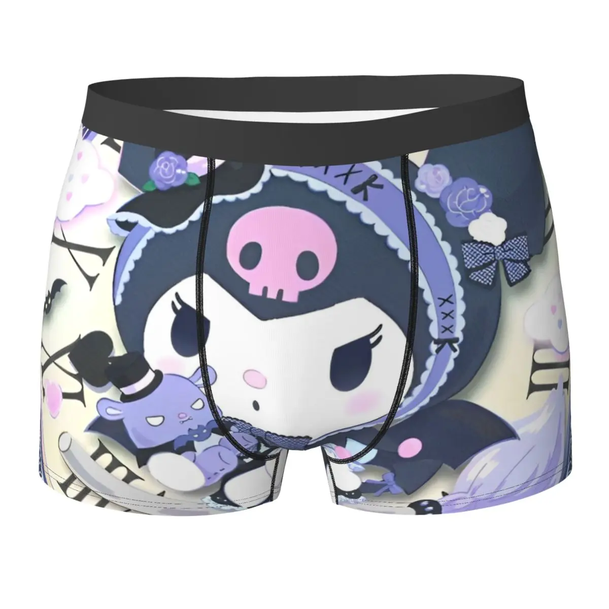 

Клубничные новости Hellokitty Cinnamoroll, нижнее белье, мужские шорты, трусы, новинка, шорты-боксеры, качественные трусы большого размера на заказ