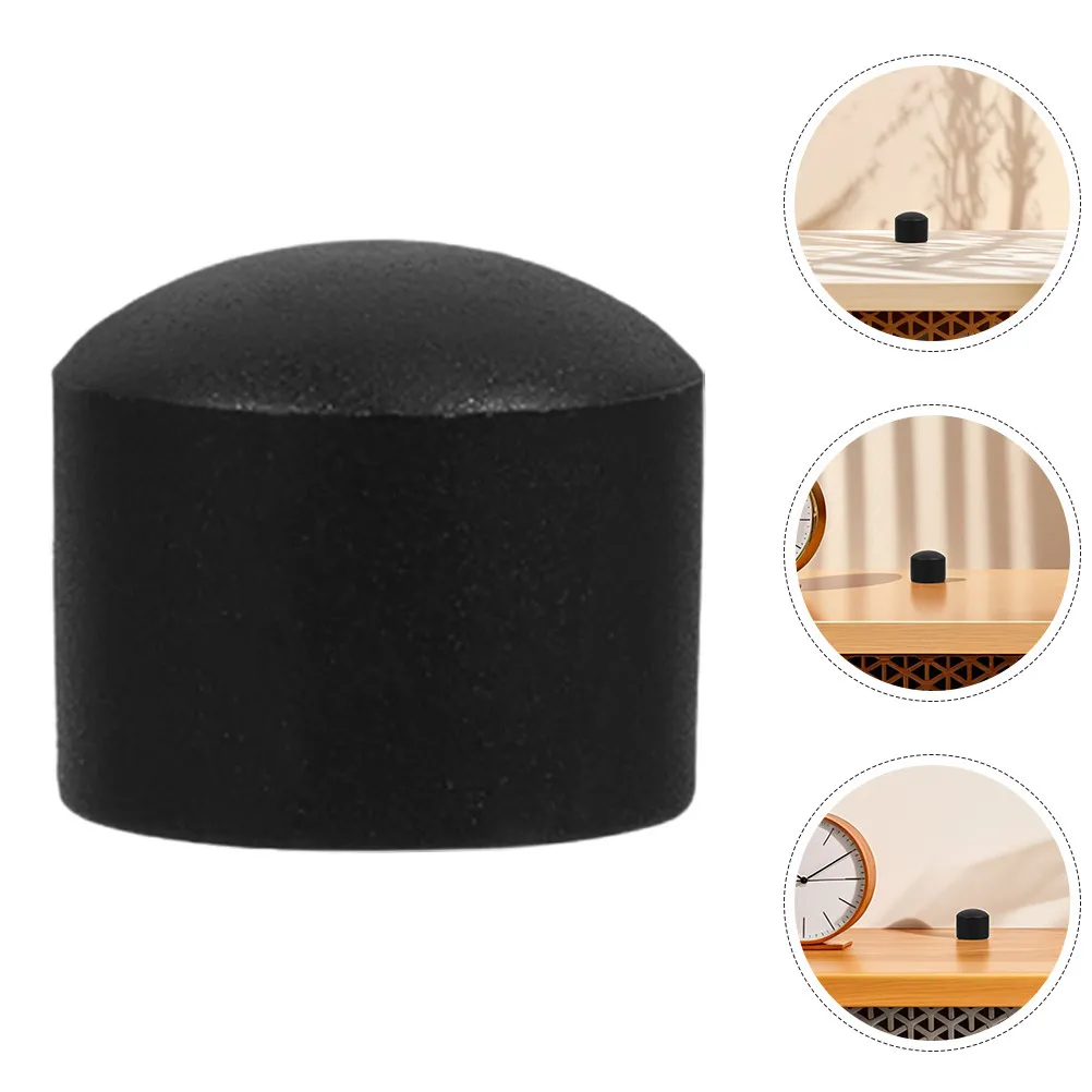 

10Pcs Foosball Table Rod Covers Black PP Plastic 15.8mm Tip Protectors Safety End Caps for Desktop Soccer Game Rod Safety