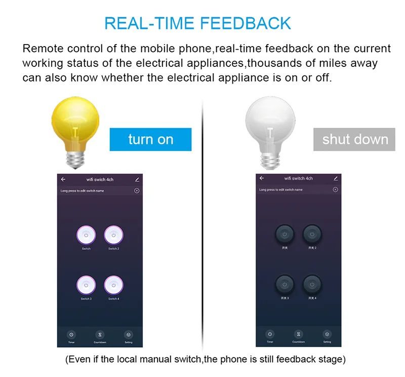 4CH زيجبي تويا المنزل الذكي وحدة التتابع استقبال التيار المتناوب تيار مستمر 7-32 فولت 85-250 فولت الاتصال الجاف يعمل أليكسا جوجل مساعد مفتاح الإضاءة الذكية