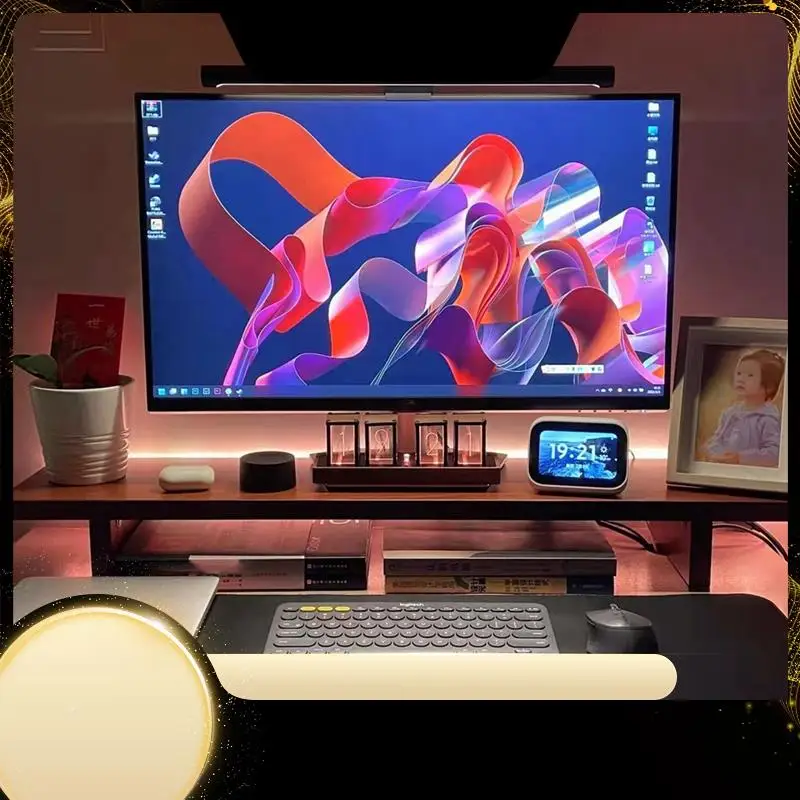 

Wood Nixie Tube Clock Support Wi-Fi Time Calibration, Alarm And 12/24H Display, No Assemble Required-A74F