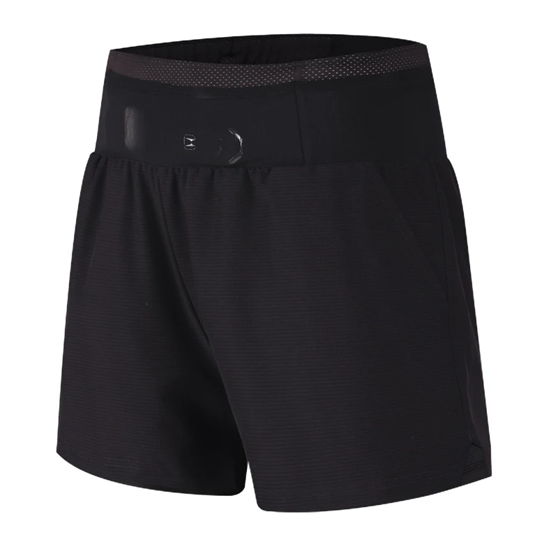 

Print Training Shorts Running Back Zipper Pockets Tennis Badminton Sports Shorts Quick Dry Jogging Breathable Marathon Trunks