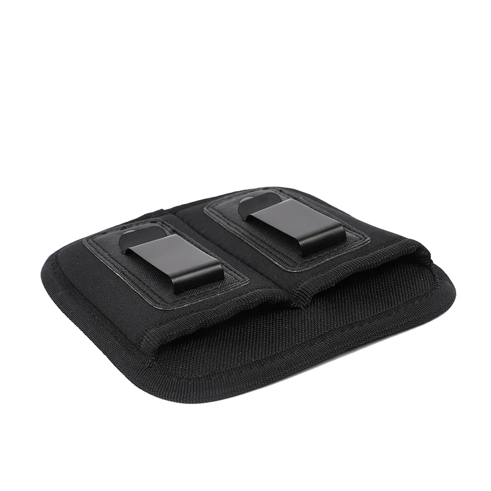 أخفى حمل التكتيكية 9 مللي متر مجلة مزدوجة الحقيبة مسدس لعبة ماج حامل IWB حزام كليب الحافظة EDC الخصر حقيبة