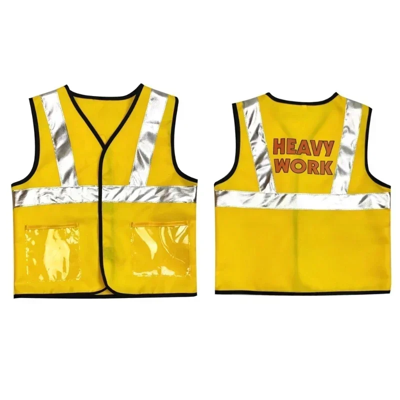 Bouwvakker Kostüm Cosplay Weste, PePiedmont leve knemer, Kinder Race For Game Spielzeug Weste, Kinderhoudswerker Kostüm