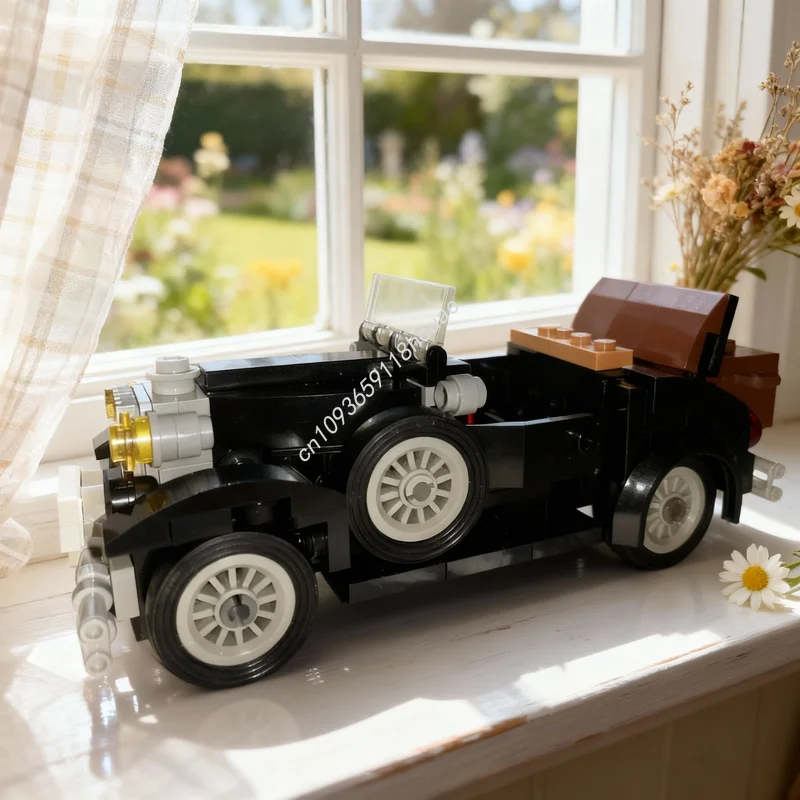 150pcs MOC Adventurers Johnny Thunder S Town Car Model Building Blocks Christmas Gifts Construction Toy Idea Education Brick
