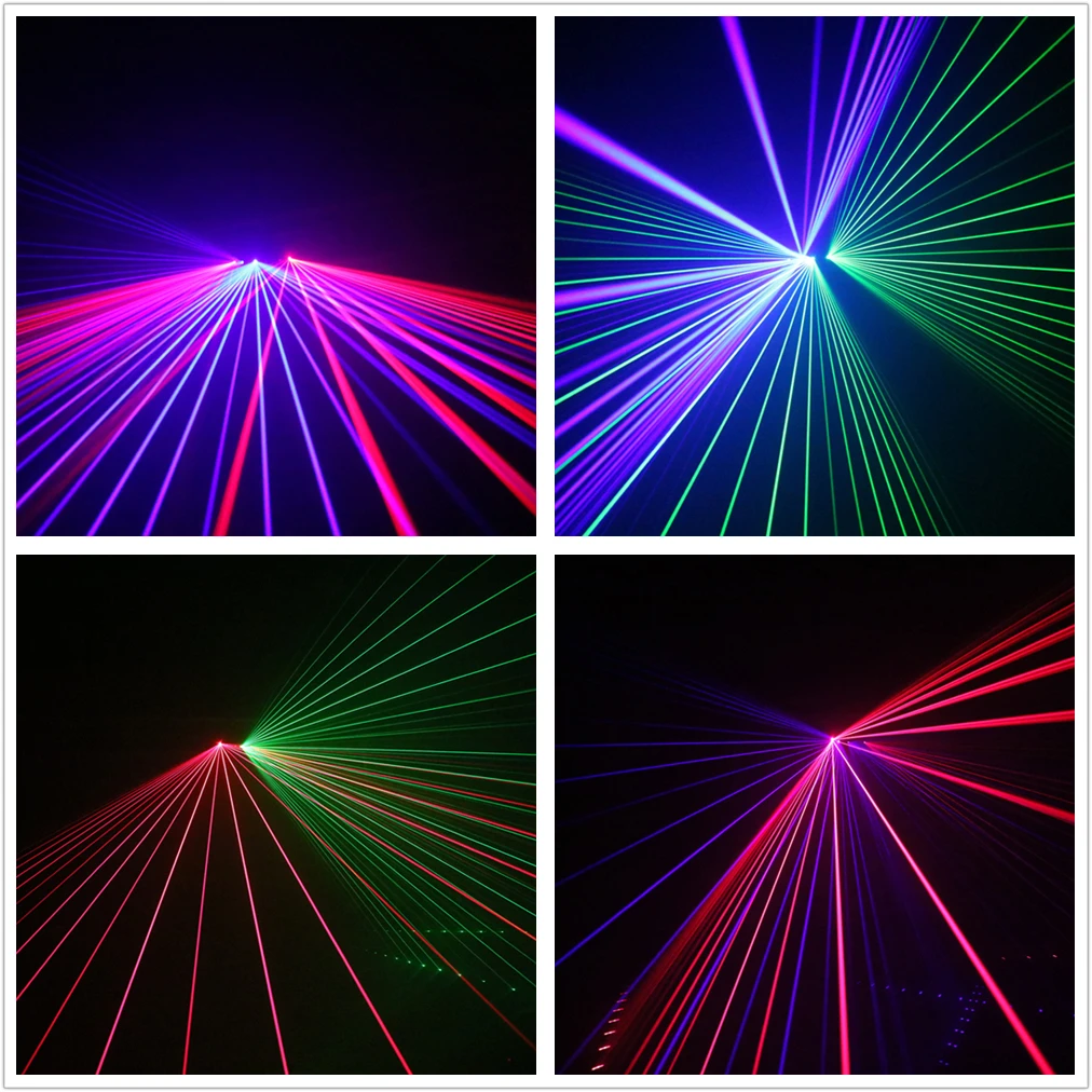 6 Lens RGB Meteor Shower Moving Ray Beam Optical Nets Effect Lamps Wedding Party Show Projector DMX Bars DJ Laser Stage Lighting