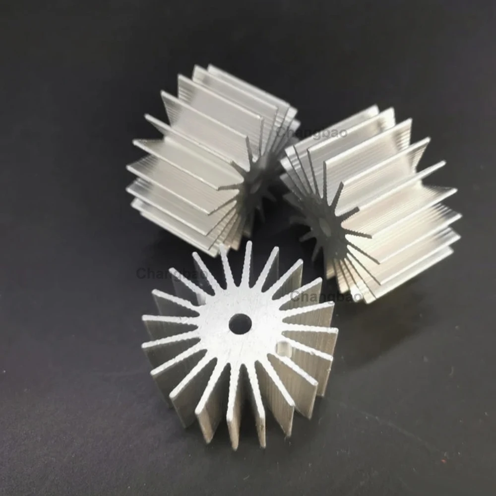 D36*15mm 1W/3W High Power LED Aluminum Heat Sink Lamp Radiator with Holes