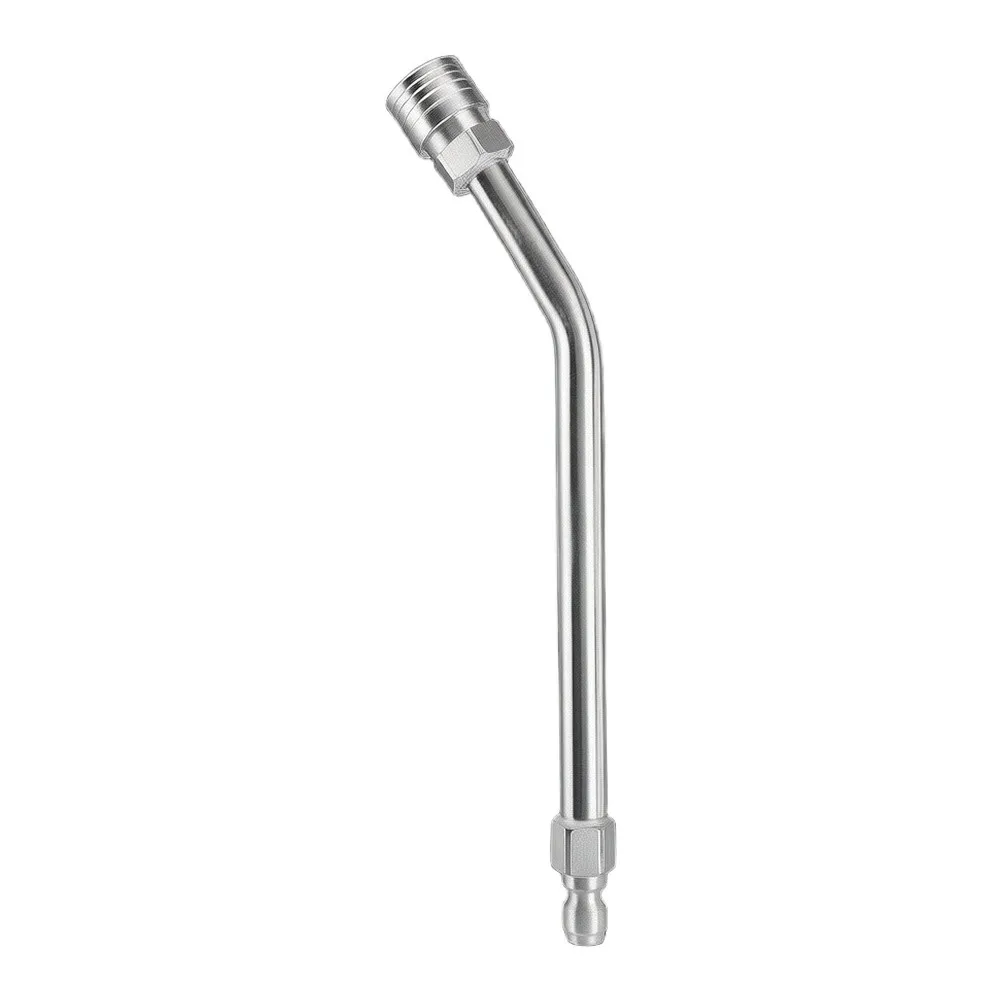 For Triple Angle Stainless Steel for Power Washer Extension Wand Set 3 Piece Gutter Cleaning Tool 4000 PSI Compatible