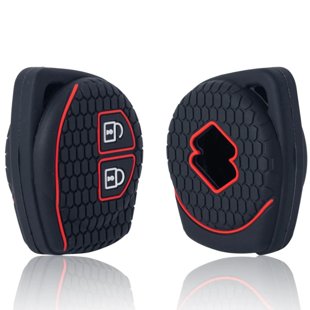 

2 Button Silicone Car Remote Key Cover Case For Suzuki Swift Ignis Vitara Liana Ciaz Baleno Car Key Fob Case Cover Shell Decor