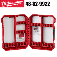 Milwaukee 48-32-9922 PACKOUT Large Case Drill Bits Support For 1/4in Hex Power Tool Accessories Storage Box