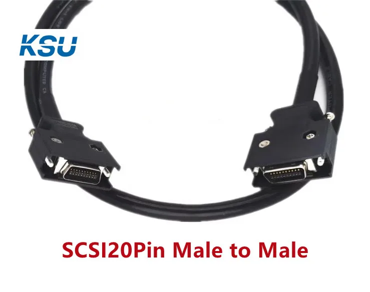 

28AWG SCSI20 male to male extension cable 20Pin CN Slot Type SCSI 20 pins terminal breakout board1M/1.5M/3M