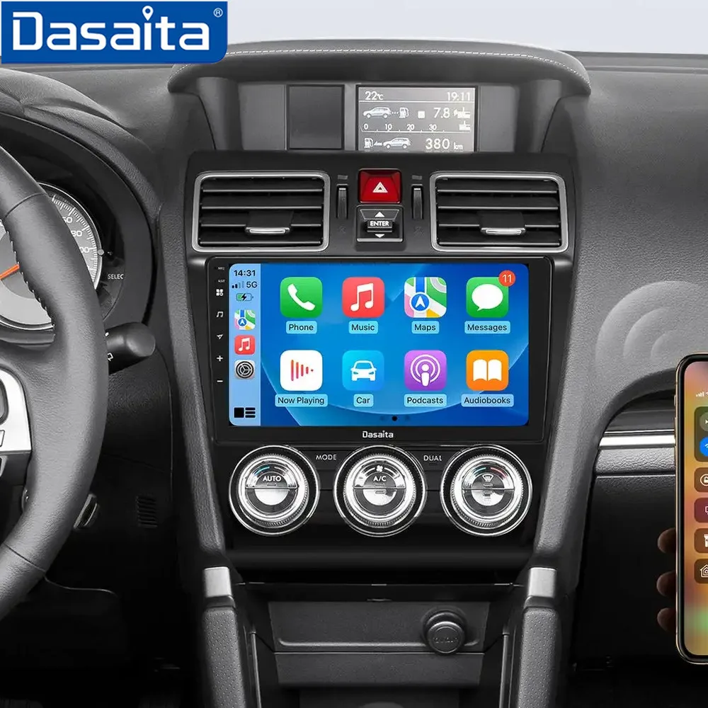 

Dasaita G12 for Subaru Forester 4 WRX Levorg 2016 2017 2018 2019 2020 2021 Qualcomm Carplay Android Auto Radio Car Stereo