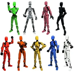 Multi-Jointed Movable Shapeshift Robot 2.0 3D Printed Mannequin Dummy 10 Action Figures Toys Kids Adults Parent-children Game