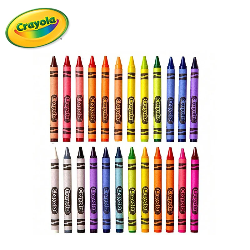 Crayola 24-color children\'s drawing crayon creation tool set holiday birthday gift